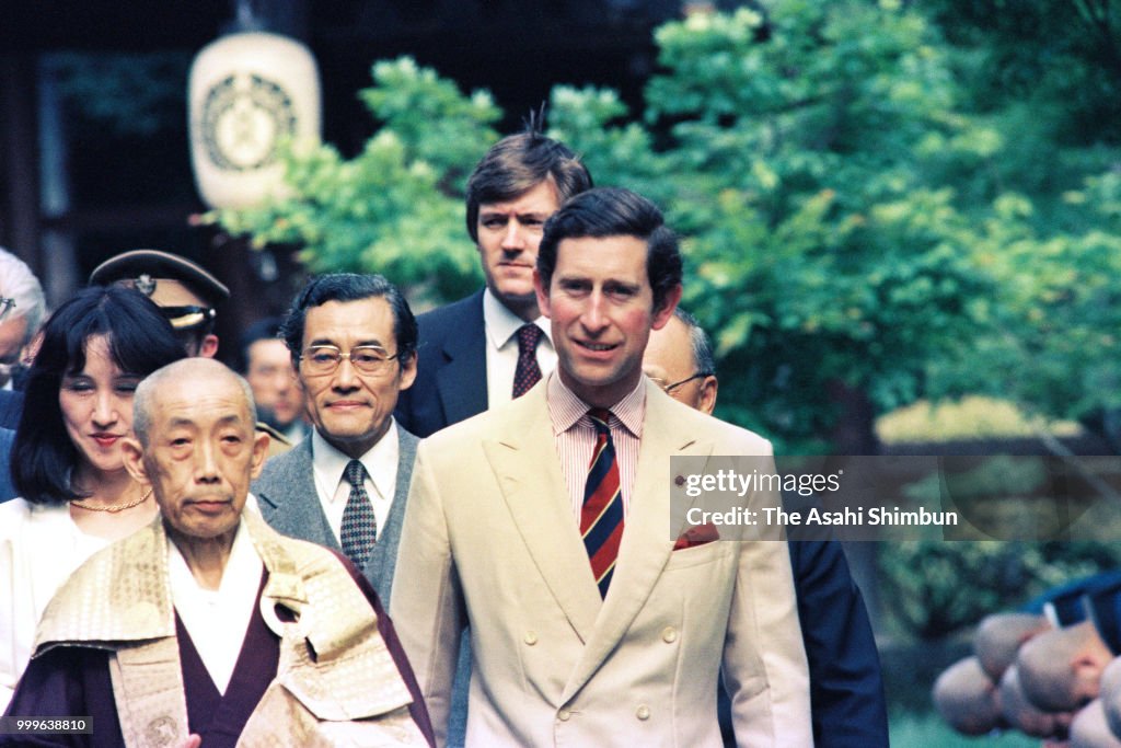 Prince And Princess Of Wales Visit Japan