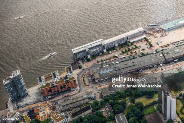 hamburg fischmarkt von oben - von oben stockfoto's en -beelden