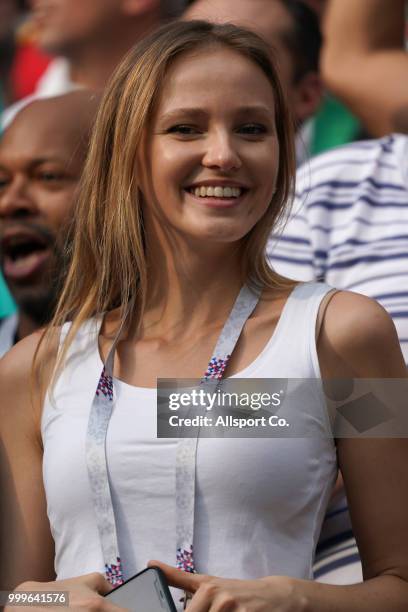 Fan during the 2018 FIFA World Cup Russia Final between France and Croatia at Luzhniki Stadium on July 15, 2018 in Moscow, Russia.