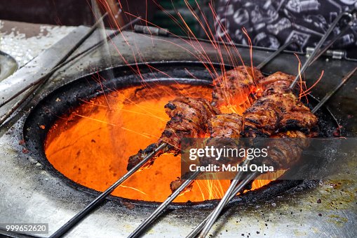 Tandoori Chicken Cooked Fire High-Res Stock Photo Getty Images
