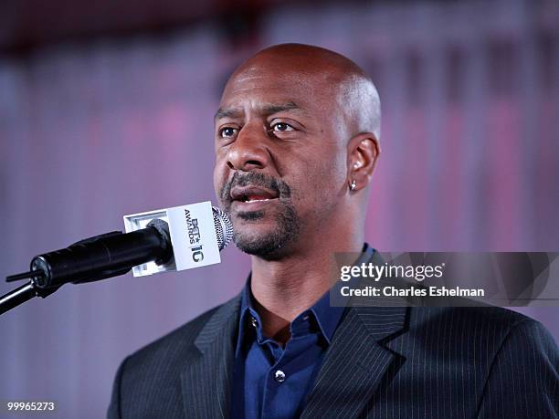 President of Music Programming Stephen G. Hill hosts the 2010 BET Awards nominees, host and performers announcement at 230 Fifth Avenue on May 18,...