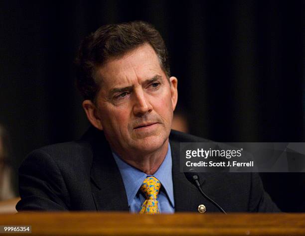 May 18: Sen. Jim DeMint, R-S.C., during the Senate Foreign Relations hearing with Joint Chiefs of Staff Chairman Adm. Michael Mullen, Secretary of...