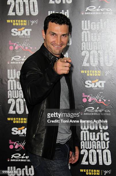Wladimir Klitschko attends the World Music Awards 2010 at the Sporting Club on May 18, 2010 in Monte Carlo, Monaco.