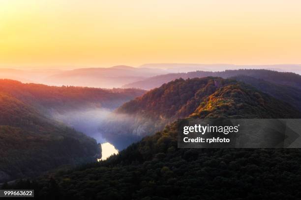 saar river bend near mettlach - mettlach stock pictures, royalty-free photos & images