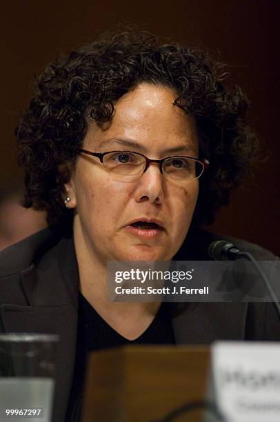 May 18: Nancy Helen Sutley, chairwoman of the Council on Environmental Quality, during the Senate Environment and Public Works hearing on the federal...