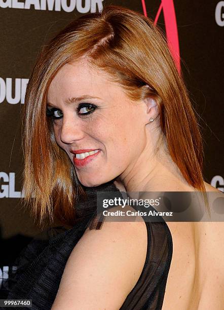 Spanish actress Maria Castro attends the Glamour magazine Beauty awards at the Pacha Club on May 18, 2010 in Madrid, Spain.