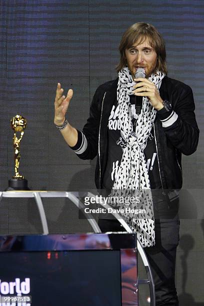 David Guetta onstage at the World Music Awards 2010 held at the Sporting Club Monte-Carlo on May 18, 2010 in Monte-Carlo, Monaco.