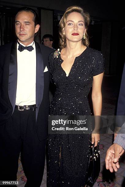 Bill MacDonald and Sharon Stone