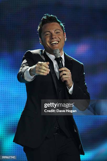 Tiziano Ferro performs at the World Music Awards 2010 held at the Sporting Club Monte-Carlo on May 18, 2010 in Monte-Carlo, Monaco.