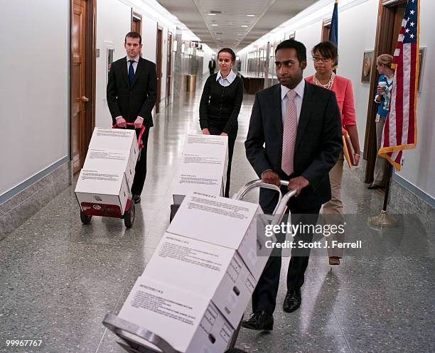 May 18: White House aides deliver boxes of documents to the Senate Judiciary Committee containing answers to a questionnaire from President Obama's...