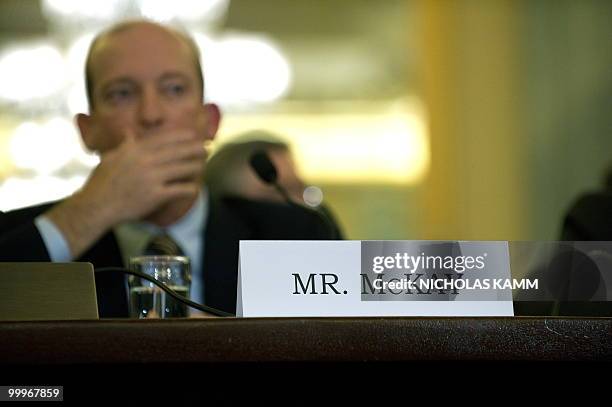 Lamar McKay, chairman and president of BP America Inc., appears before a hearing of the Senate Commerce, Science and Transportation Committee on the...