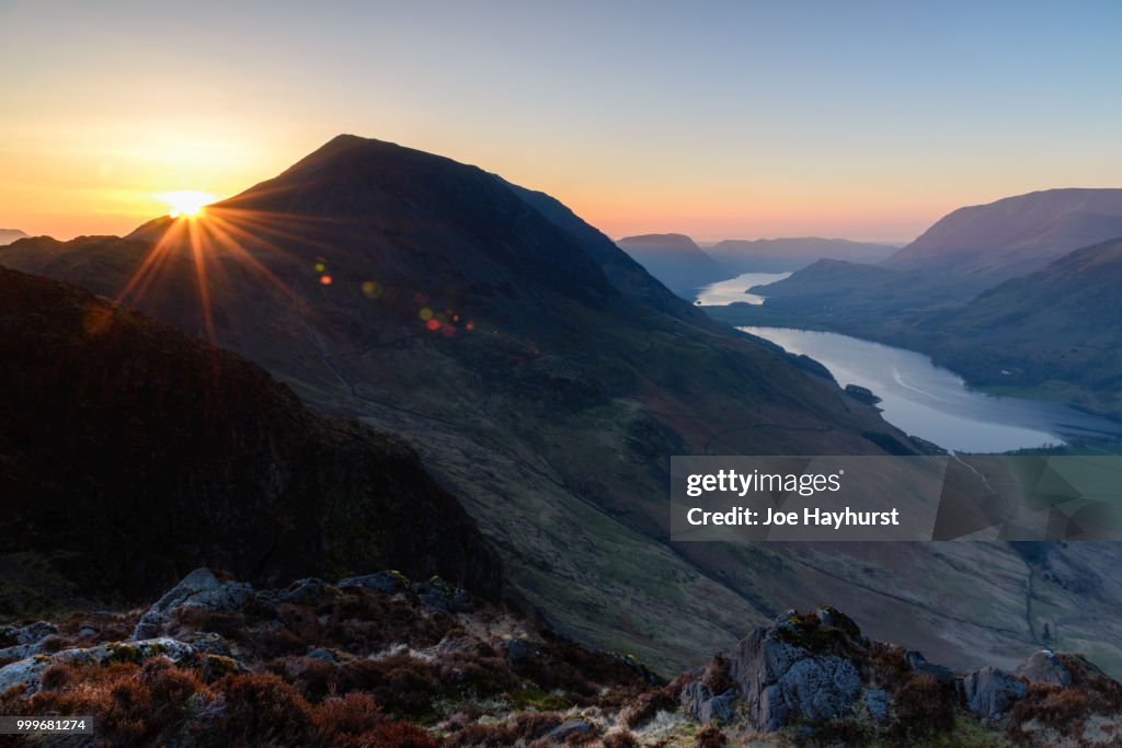 Sunset over High Crag