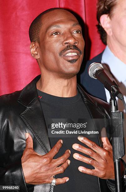 Actor Eddie Murphy speaks before the screening of 'Beverly Hills Cop' during AFI & Walt Disney Pictures' 'A Cinematic Celebration of Jerry...