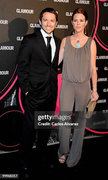 Manuel Martos and Amelia Bono attend Glamour magazine Beauty awards at the Pacha Club on May 18, 2010 in Madrid, Spain.