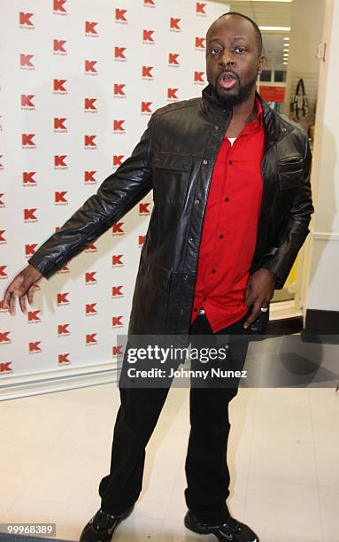 Wyclef Jean hosts a charity shopping spree at Kmart on May 18, 2010 in New York City.
