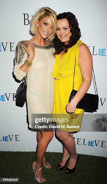 Sarah Harding attends the Belvedere Vodka Party in Cannes featuring Grace Jones, at Le Baron, Hotel 3.14 on May 18, 2010 in Cannes, France.