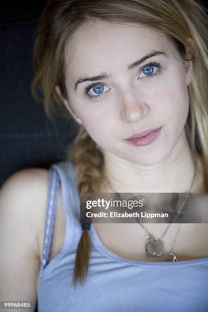 Actress Zoe Kazan poses for a portrait session on March 16 New York, NY.