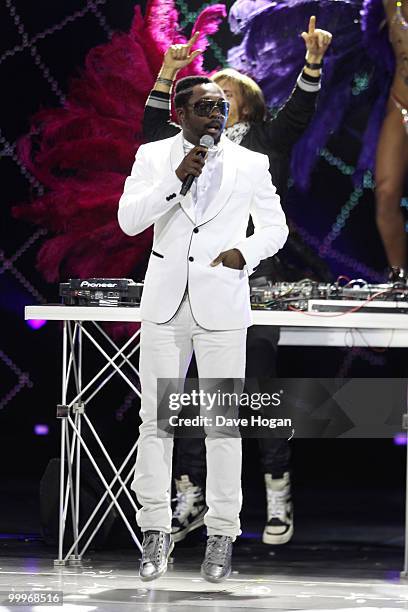 Will.I.Am and David Guetta perform at the World Music Awards 2010 held at the Sporting Club Monte-Carlo on May 18, 2010 in Monte-Carlo, Monaco.