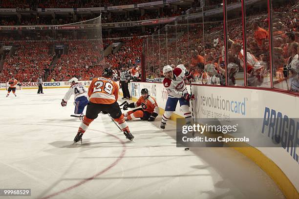 Montreal Canadiens Brian Gionta in action vs Philadelphia Flyers. Game 1. Philadelphia, PA 5/16/2010 CREDIT: Lou Capozzola