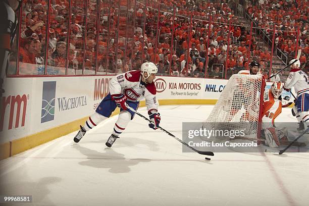 Montreal Canadiens Scott Gomez in action vs Philadelphia Flyers. Game 1. Philadelphia, PA 5/16/2010 CREDIT: Lou Capozzola