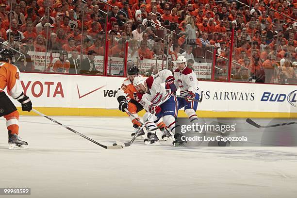 Montreal Canadiens Glen Metropolit in action vs Philadelphia Flyers. Game 1. Philadelphia, PA 5/16/2010 CREDIT: Lou Capozzola