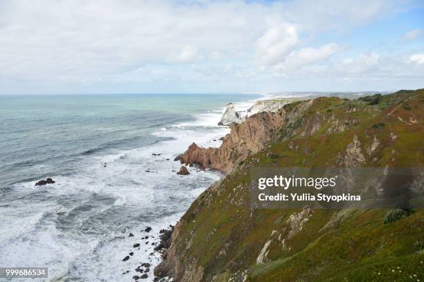 cabo da roca view - cabo stock pictures, royalty-free photos & images