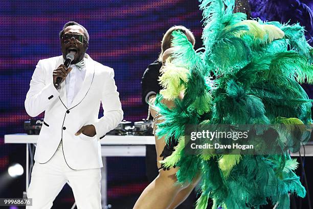 Will.I.Am and David Guetta perform at the World Music Awards 2010 held at the Sporting Club Monte-Carlo on May 18, 2010 in Monte-Carlo, Monaco.