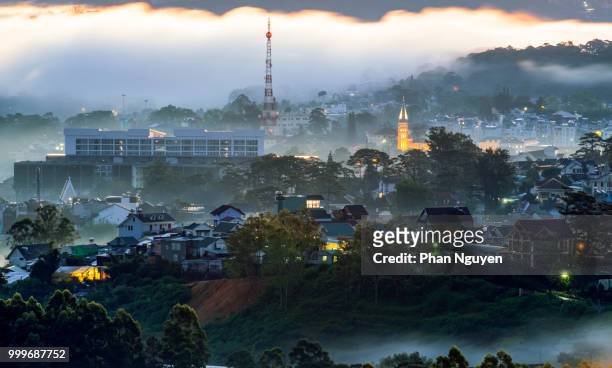 da lat city - lat stock pictures, royalty-free photos & images