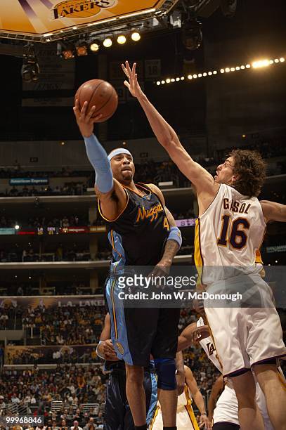 Denver Nuggets Kenyon Martin in action vs Los Angeles Lakers. Los Angeles, CA 2/28/2010 CREDIT: John W. McDonough