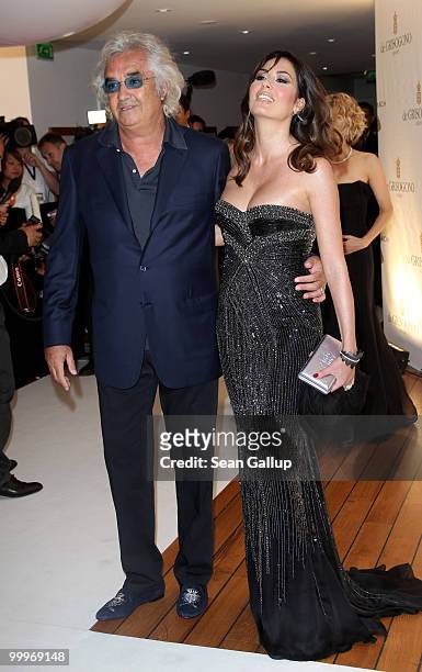 Flavio Briatore and Elisabetta Briatore attend the de Grisogono party at the Hotel Du Cap on May 18, 2010 in Cap D'Antibes, France.