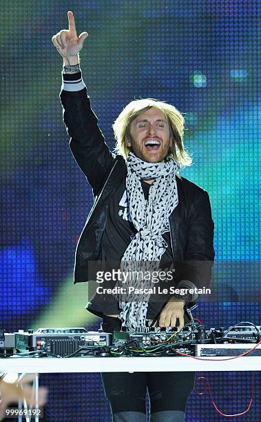 David Guetta onstage during the World Music Awards 2010 at the Sporting Club on May 18, 2010 in Monte Carlo, Monaco.