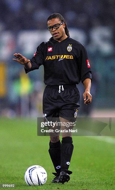 Edgar Davids of Juventus in action during the Serie A 12th Round League match between Lazio and Juventus played at the Olympic Stadium Rome. DIGITAL...