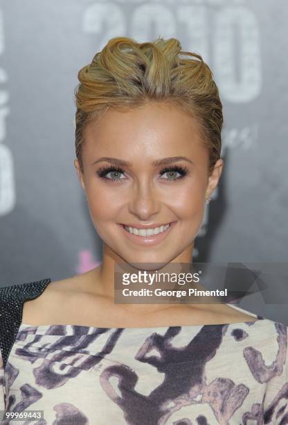 Host Hayden Panettiere attends the World Music Awards 2010 at the Sporting Club on May 18, 2010 in Monte Carlo, Monaco.