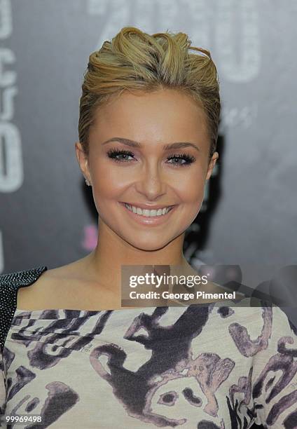 Host Hayden Panettiere attends the World Music Awards 2010 at the Sporting Club on May 18, 2010 in Monte Carlo, Monaco.