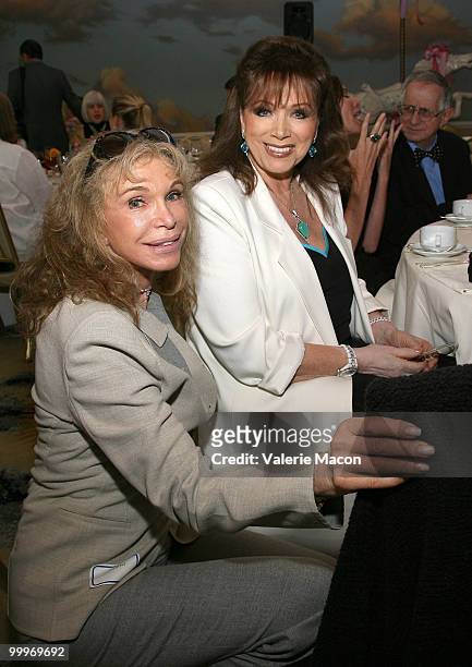 Ann Turkel and author Jackie Collins attend the Carousel of Hope kickoff luncheon on May 18, 2010 in Beverly Hills, California.