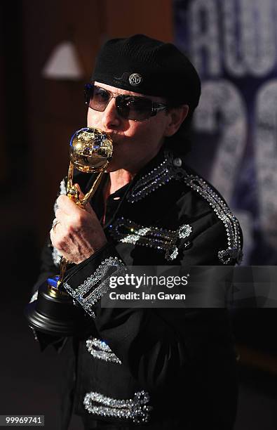 Klaus Meine during the World Music Awards 2010 at the Sporting Club on May 18, 2010 in Monte Carlo, Monaco. (Photo by Ian Gavan/Getty Images