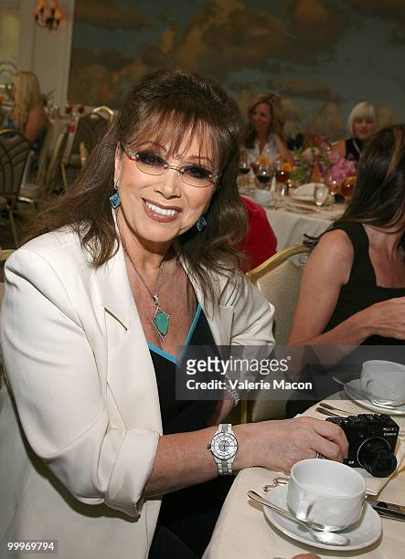 Author Jackie Collins attends the Carousel of Hope kickoff luncheon on May 18, 2010 in Beverly Hills, California.
