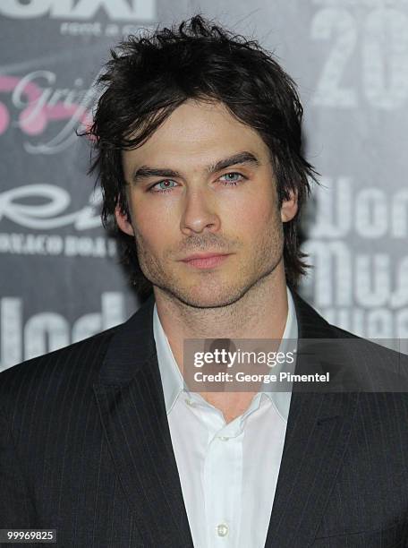 Ian Somerhalder attends the World Music Awards 2010 at the Sporting Club on May 18, 2010 in Monte Carlo, Monaco.