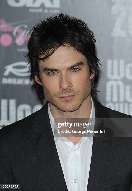 Ian Somerhalder attends the World Music Awards 2010 at the Sporting Club on May 18, 2010 in Monte Carlo, Monaco.