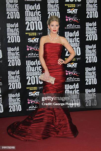 Hofit Golan attends the World Music Awards 2010 at the Sporting Club on May 18, 2010 in Monte Carlo, Monaco.