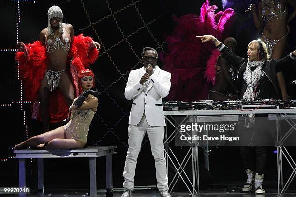 Will.I.Am and David Guetta perform at the World Music Awards 2010 held at the Sporting Club Monte-Carlo on May 18, 2010 in Monte-Carlo, Monaco.