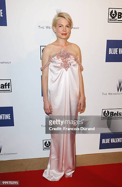 Actress Michelle Williams attends the Blue Valentine After Party at Palais Stephanie during the 63rd Annual Cannes Film Festival on May 18, 2010 in...