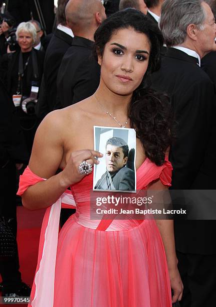 Sabrina Ouazani attends the 'Of Gods and Men' Premiere held at the Palais des Festivals during the 63rd Annual International Cannes Film Festival on...