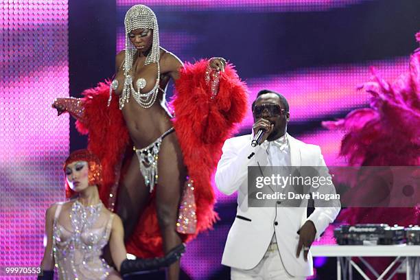 Will.I.Am performs at the World Music Awards 2010 held at the Sporting Club Monte-Carlo on May 18, 2010 in Monte-Carlo, Monaco.