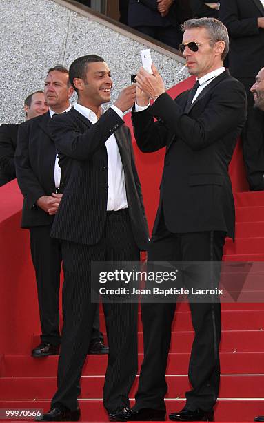 Lambert Wilson attends the 'Of Gods and Men' Premiere held at the Palais des Festivals during the 63rd Annual International Cannes Film Festival on...