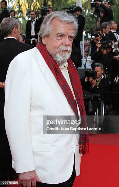 Michael Lonsdale attends the 'Of Gods and Men' Premiere held at the Palais des Festivals during the 63rd Annual International Cannes Film Festival on...