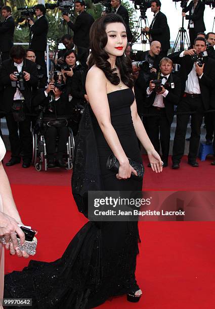 Fan Bingbing attends the 'Of Gods and Men' Premiere held at the Palais des Festivals during the 63rd Annual International Cannes Film Festival on May...