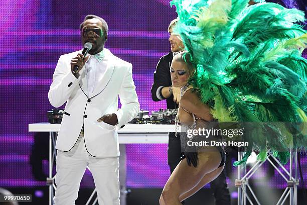 Will.I.Am performs at the World Music Awards 2010 held at the Sporting Club Monte-Carlo on May 18, 2010 in Monte-Carlo, Monaco.