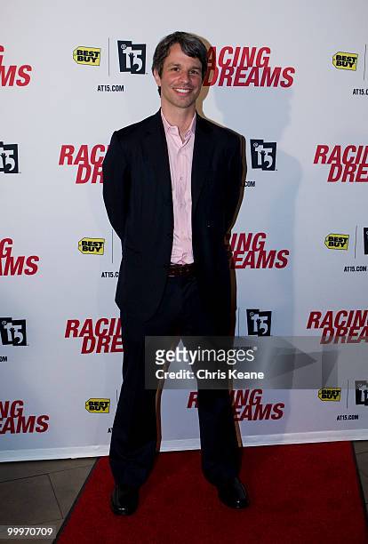 Director of Racing Dreams Marshall Curry arrives for the Charlotte Premiere of Racing Dreams at EpiCenter Theater on May 18, 2010 in Charlotte, North...
