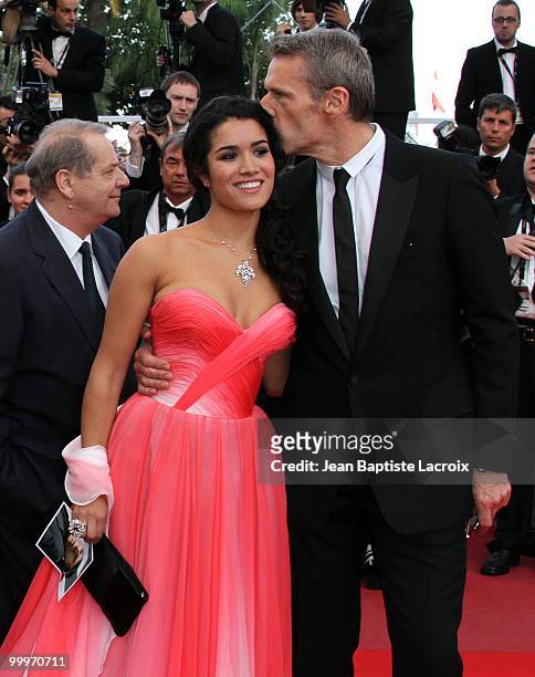 Sabrina Ouazani and Lambert Wilson attend the 'Of Gods and Men' Premiere held at the Palais des Festivals during the 63rd Annual International Cannes...